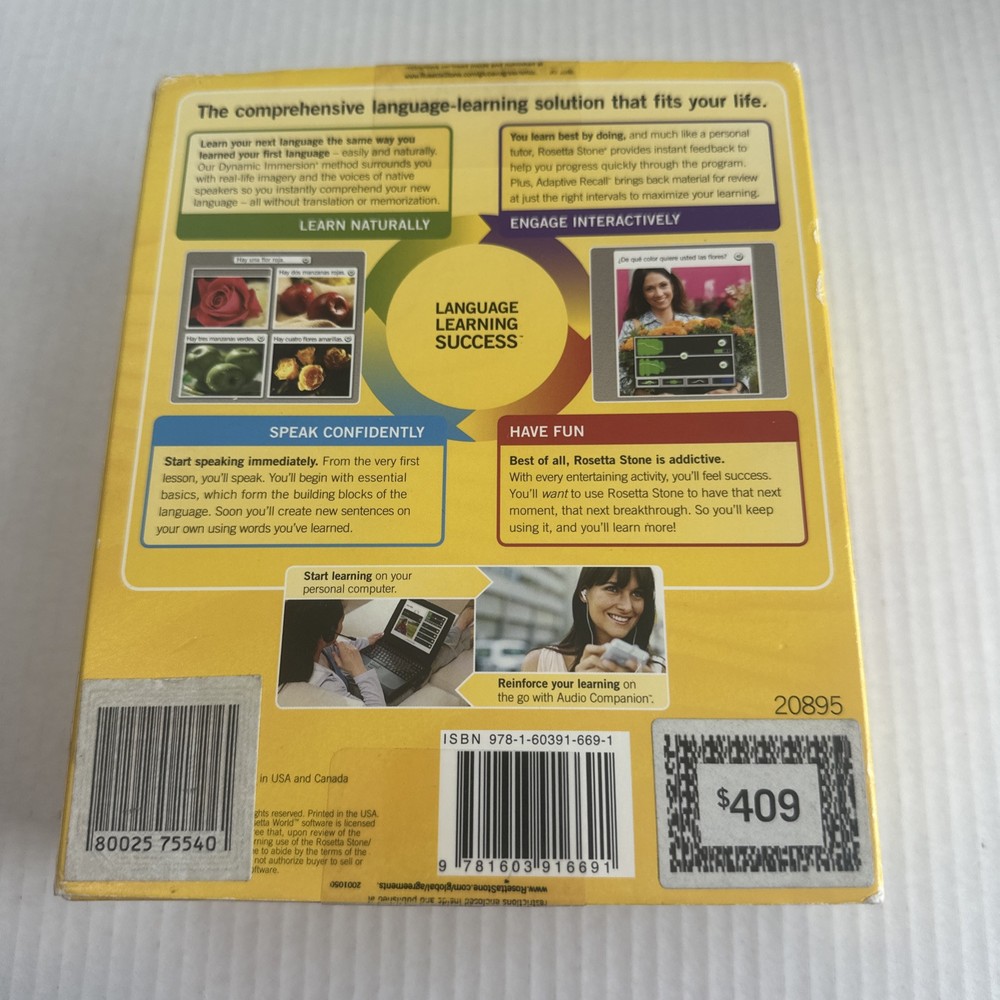 Rosetta Stone 3 Spanish for PC, Mac