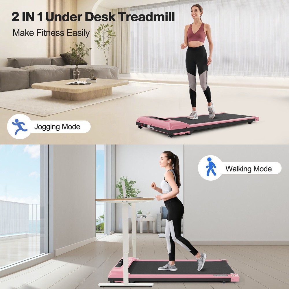 3 IN 1 Electric Treadmill Under Desk Walking Pad with Bluetooth & Remote Control