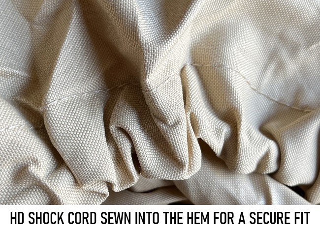 HEAVY DUTY FISHING/SKI/RUNABOUT/BOAT COVER 22', 23', 24' TAN