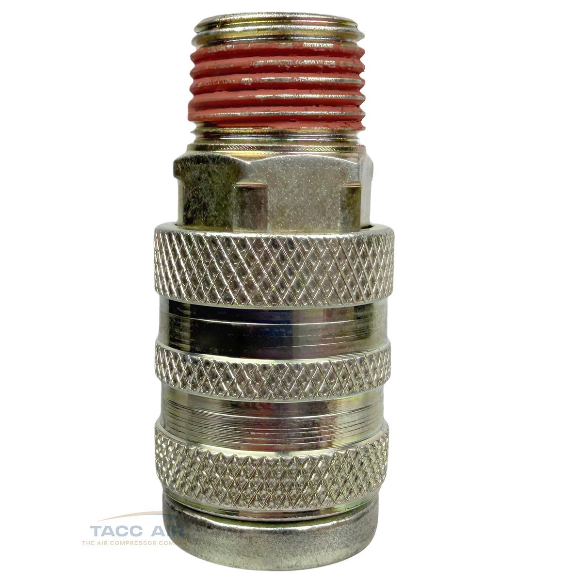 2 PC Industrial M style Air Compressor Quick Connect Coupler 3/8" NPT Male Steel