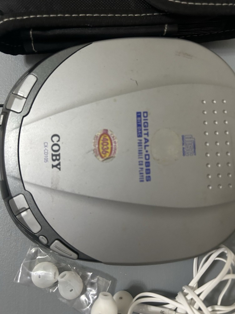 Coby CX-CD105 Slim Personal CD Player Compact Disc