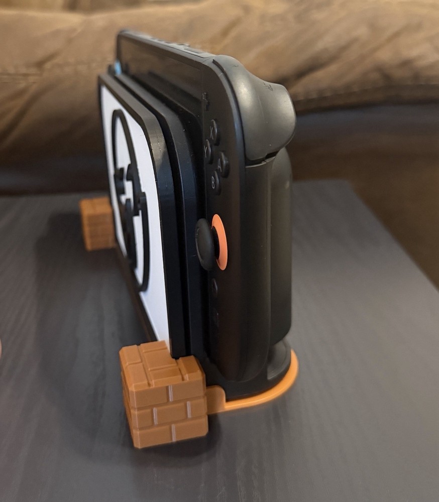 Switch 2 Dock With Super Mario Inspired Faceplate