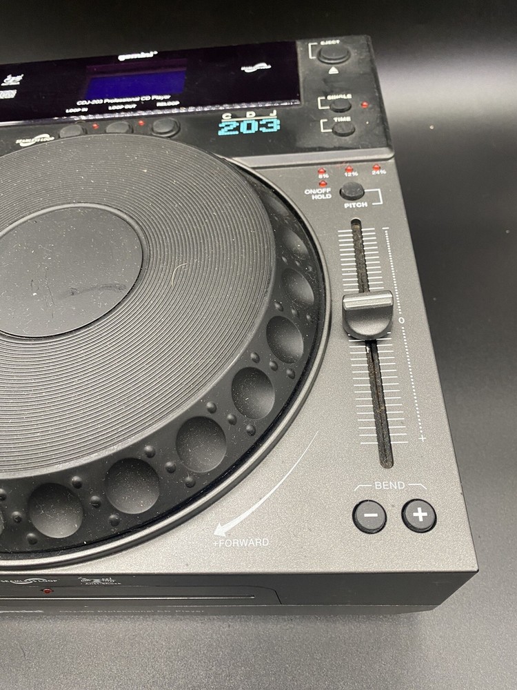 Gemini CDJ-203 Professional CD Player -UNTESTED- No Power Cord
