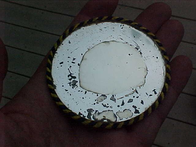 ORIGINAL WWII US REMEMBER ME USA PATCH MIRROR