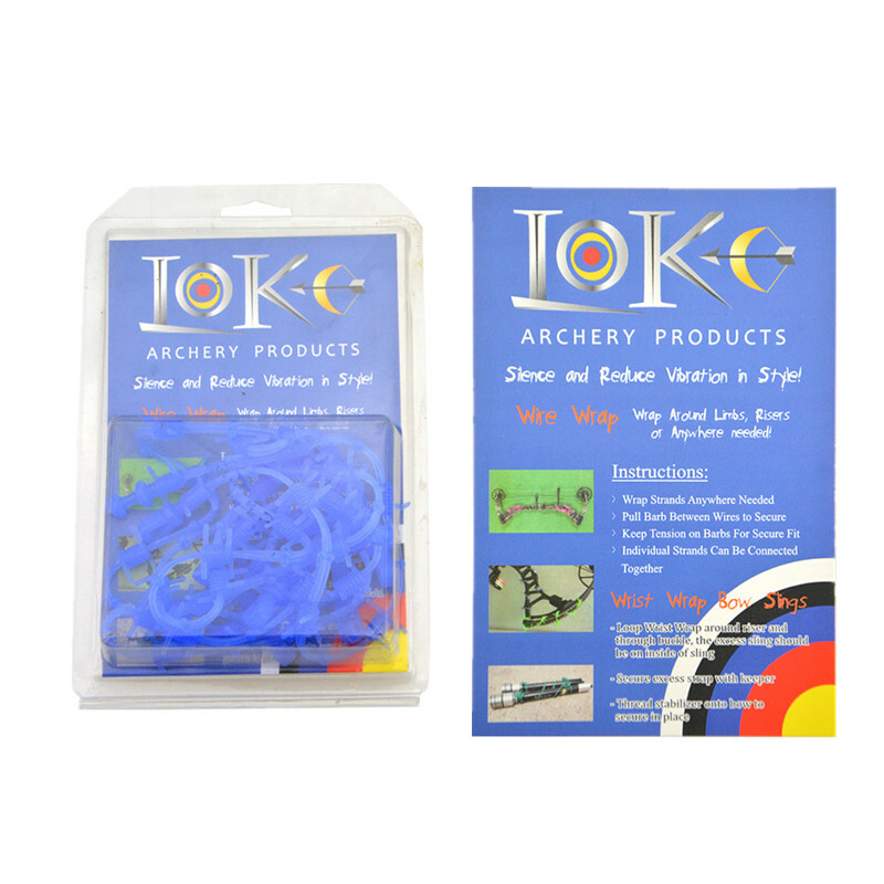 6pcs Compound Bow Stabilizer Limb Riser Damper Silencer Shock Absorber Archery