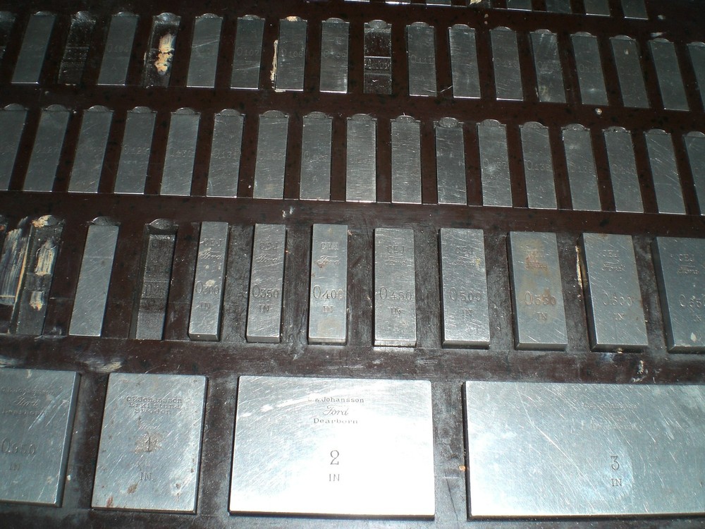 Vintage Johansson Gage Block Set