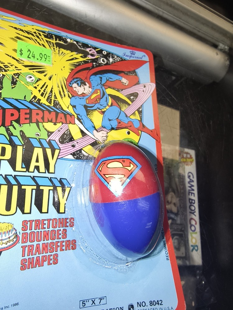 Superman Play Putty 1987 Imperial