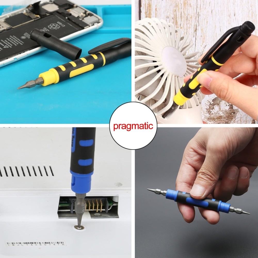 4 Pieces mini screwdriver set Portable Multi-Purpose Screwdriver tiny screwdr...