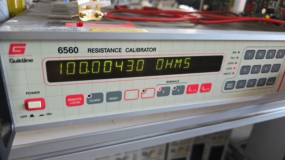 Guildline 6560 Resistance Calibrator Tested