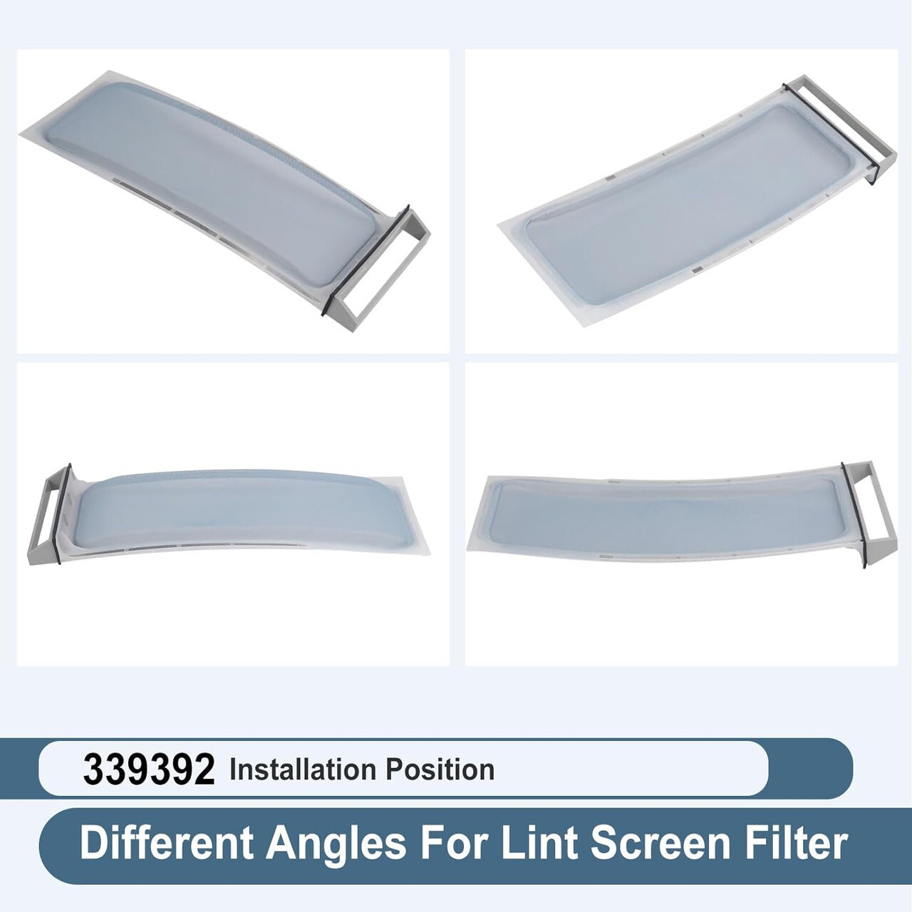 Dryer Lint Screen Compatible with Whirlpool Kenmore 339392 339392V Ap291066