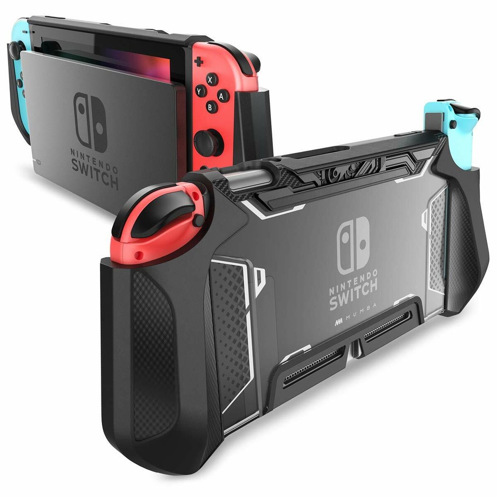 For Nintendo Switch Console Joy-Con, Mumba Dockable Case Grip Cover Back Shell