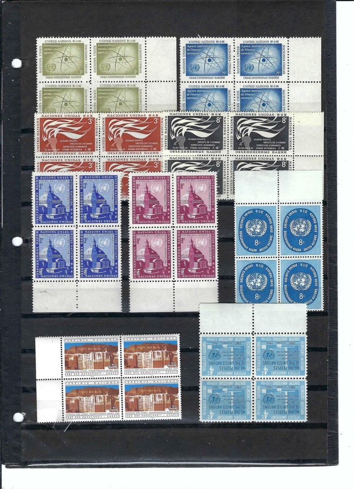 UNITED NATIONS BLOCKS 4 - MNH (1815)