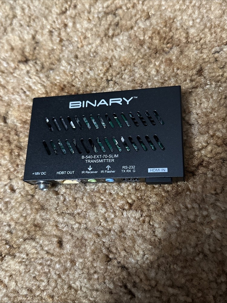 Binary Transmitter B-540-EXT-70-SLIM 4K Video Transmitter