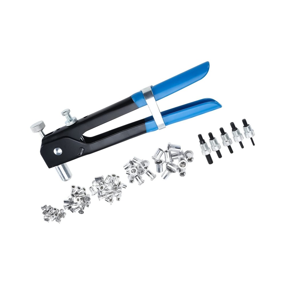 86pcs Hand Rivet Tool Nut Setter Kit, Thread Blind Riveting Tools, Wrench Nut...