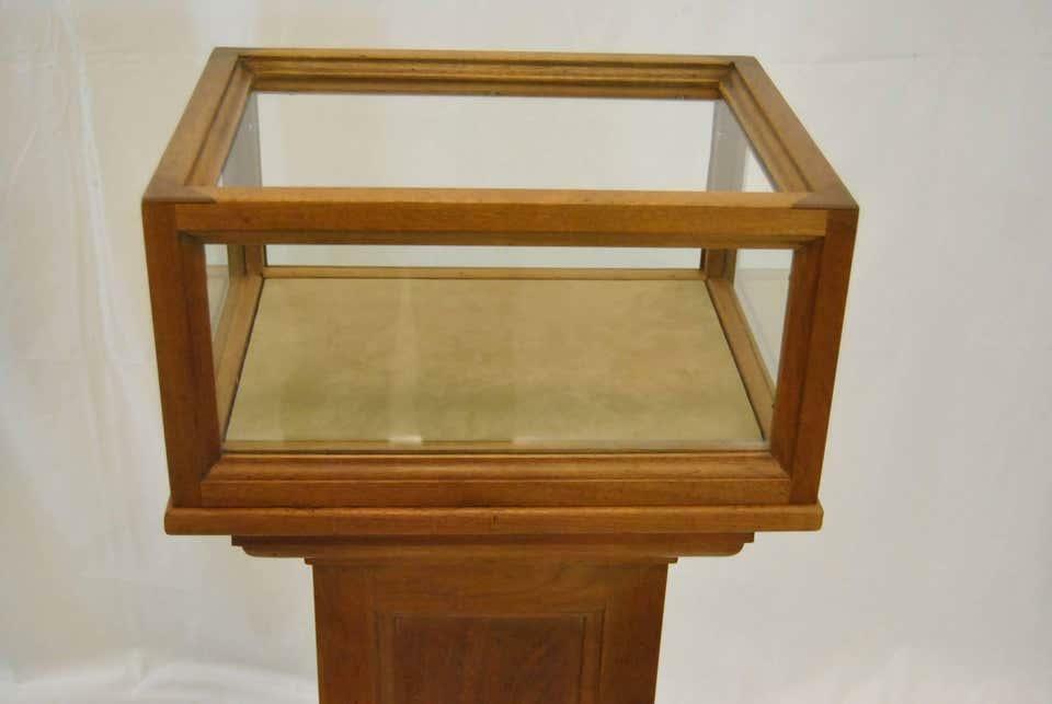 Pair Cherry Display Pedestals Circa 1920's