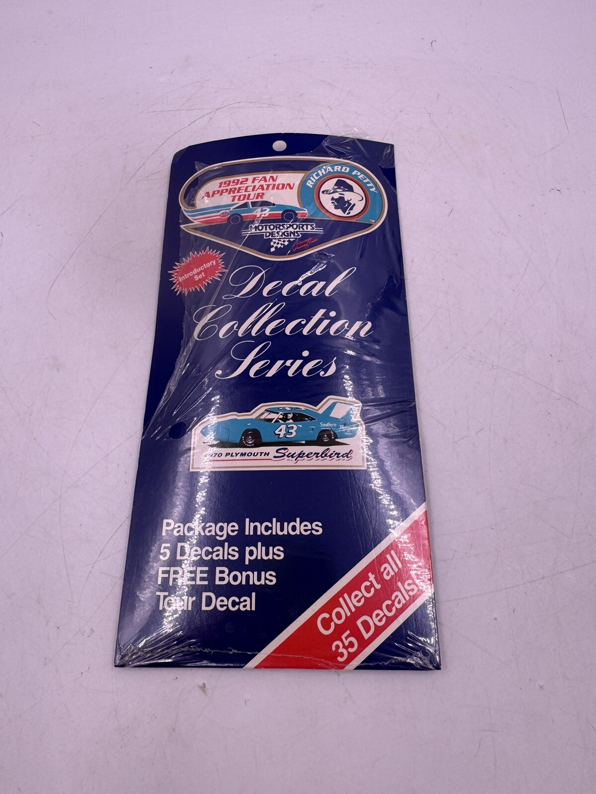 Vintage 1992 Fan Appreciation Tour Richard Petty Decal Collection Introductory