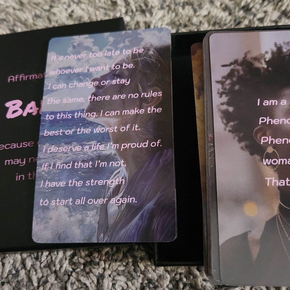 Affirmations For A Badass New Card Deck MTFBWU