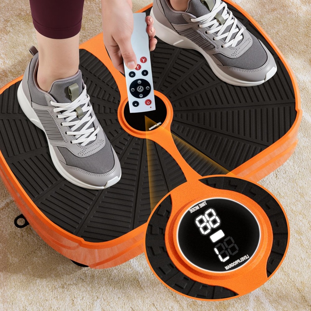 Vibration Plate Exercise Machine, Vibrating Plate for Lymphatic Drainage & We...