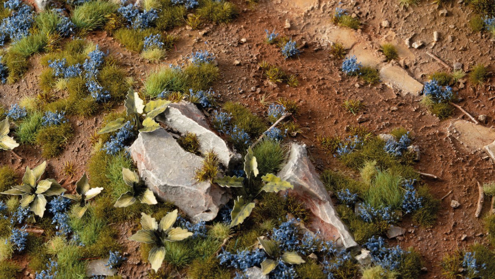 Gamer's Grass: Cornflower Tiny Flowers (4mm)