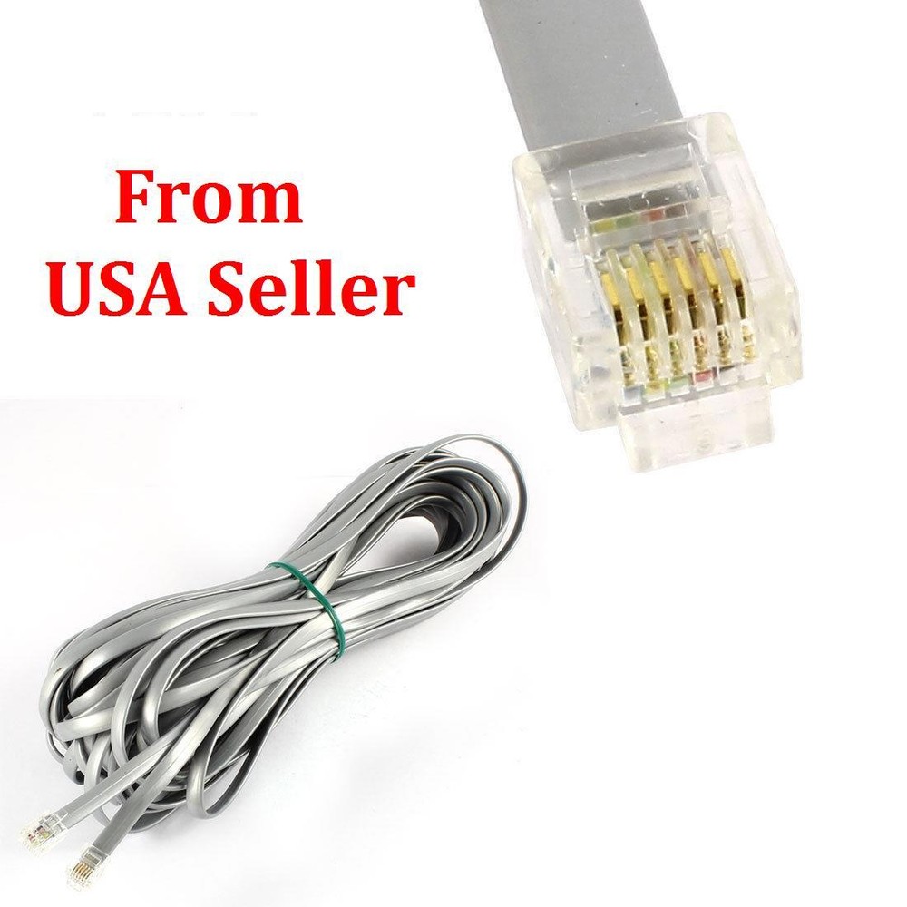 2 PK  cord Craftmatic Adjustable bed remote wire harness replacement cable 6-pin