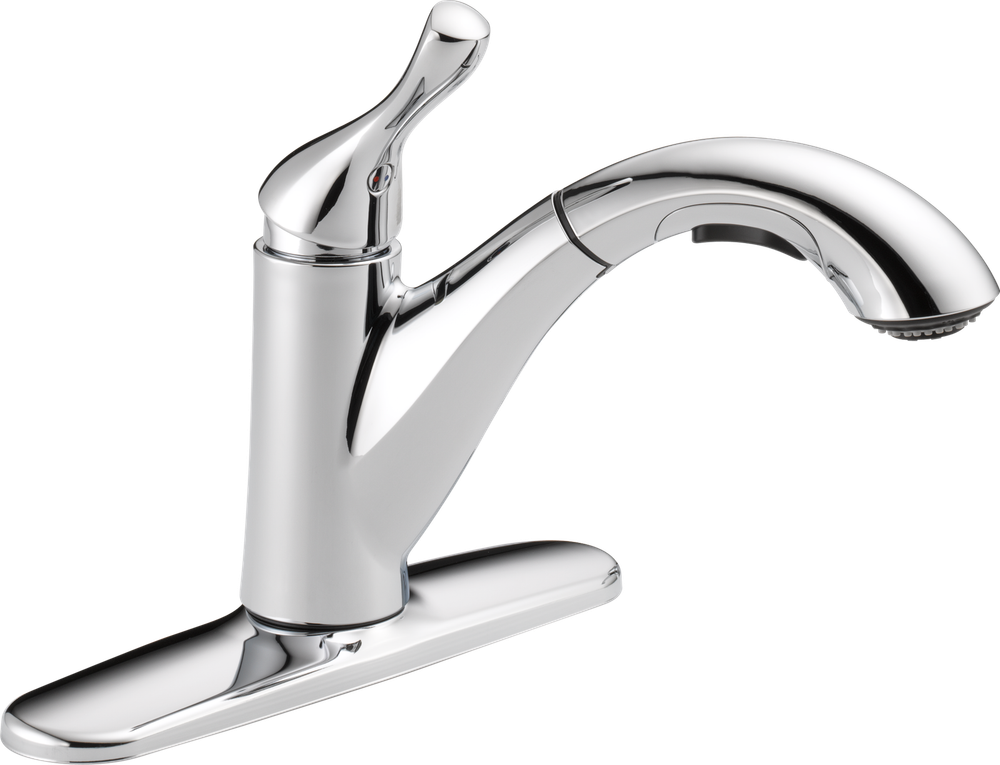 Delta Grant Pull-Out Kitchen Faucet in Chrome-Certified Refurbished