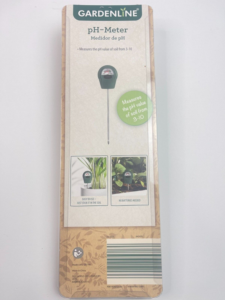 GARDENLINE Soil PH Meter NEW