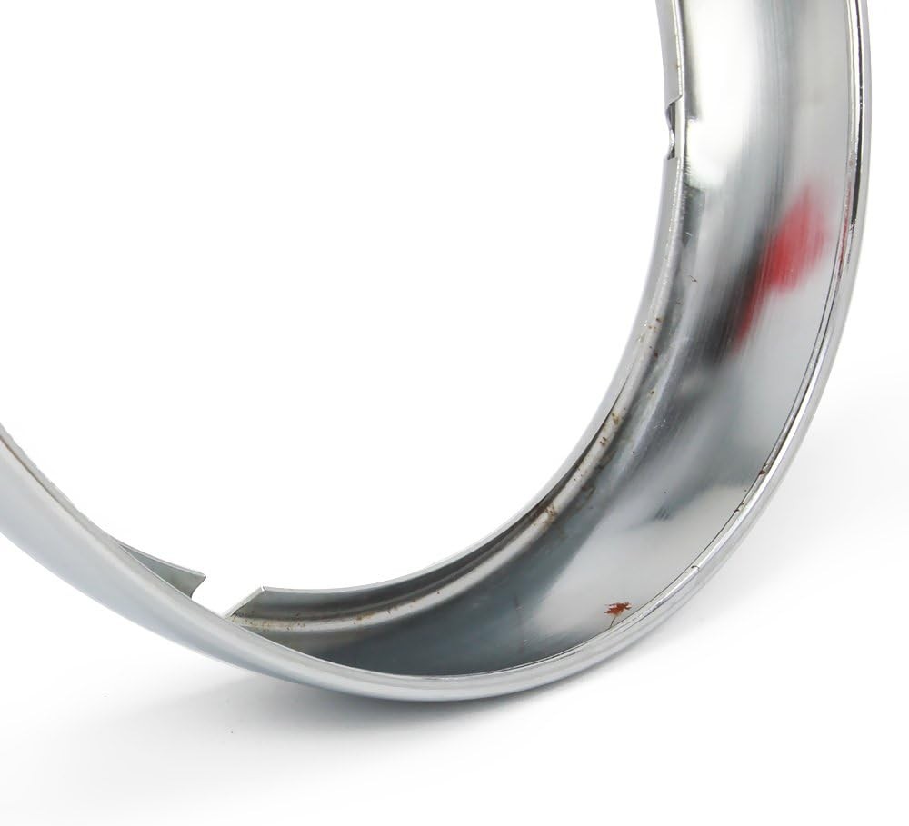AnXin 7" Chrome Headlight Headlamp Trim Ring