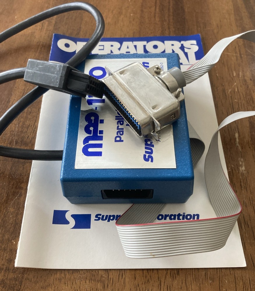 Vtg MPP-1150 PARALLEL PRINTER INTERFACE w/ Manual Supra Corporation UNTESTED