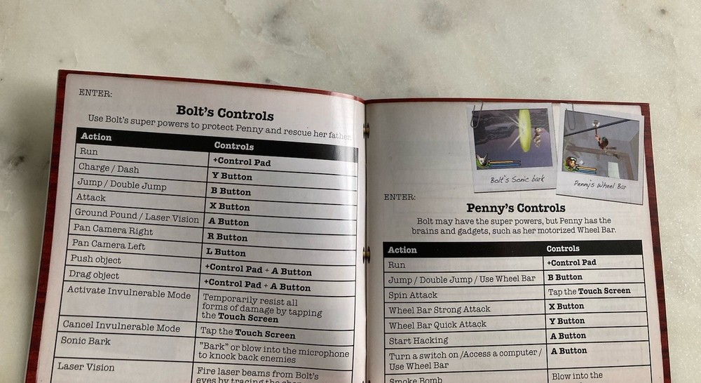 Bolt | Nintendo DS | Manual Only