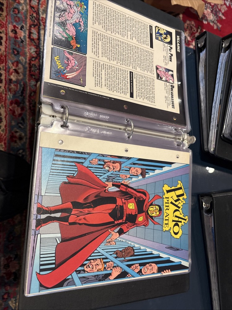 Comic Book Bio Binder