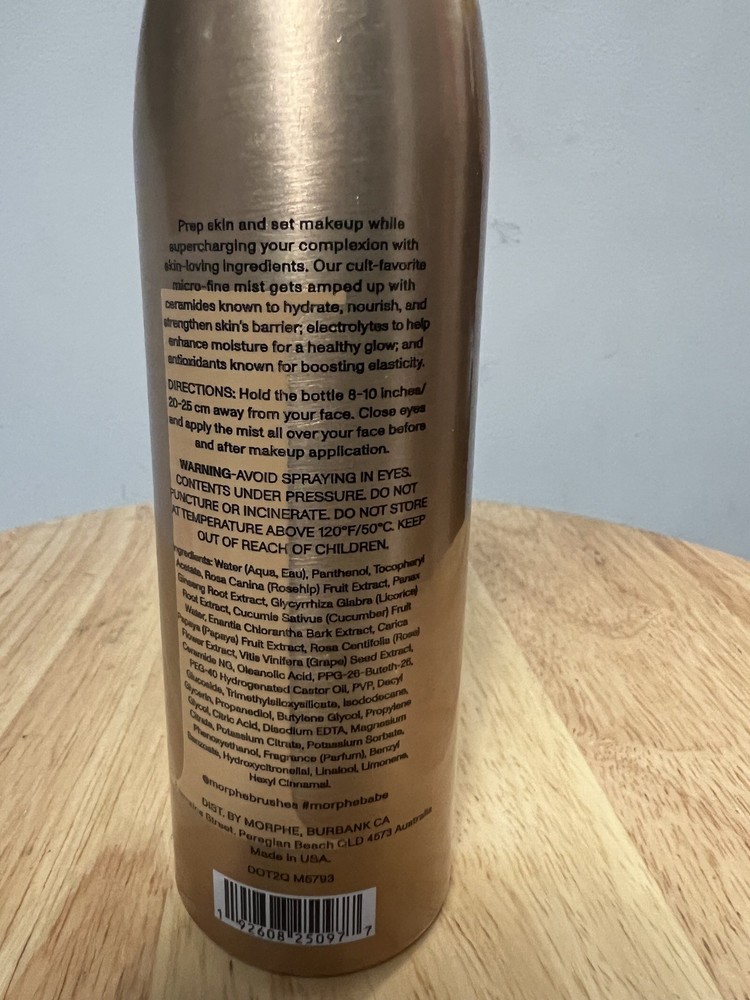 Morphe Continuous Prep And Set Mist 2.8 Oz - Full Size brand new