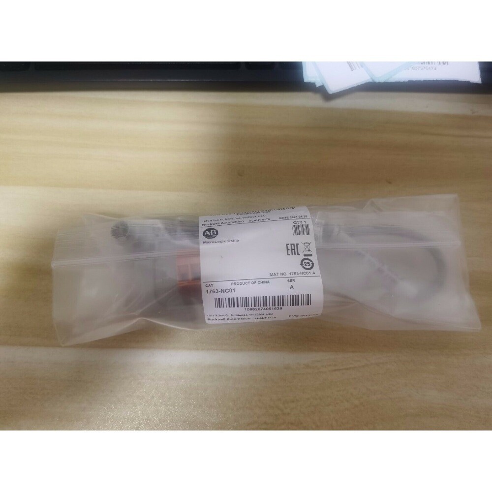 Allen Bradley 1763-NC01 MicroLogix DH-485 Comm Cable Surplus SEALED