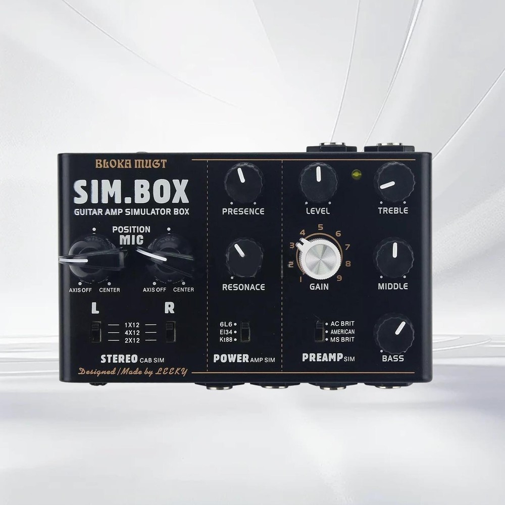SIM BOX Electric Guitar Amp Simulator Box Cabinet Simulator Effect