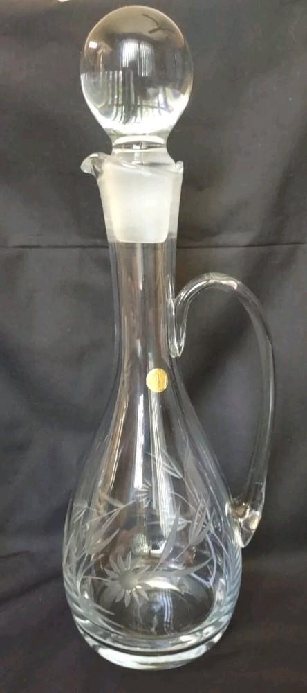 Carafe With Handle, Romania, Art Deco, Vintage