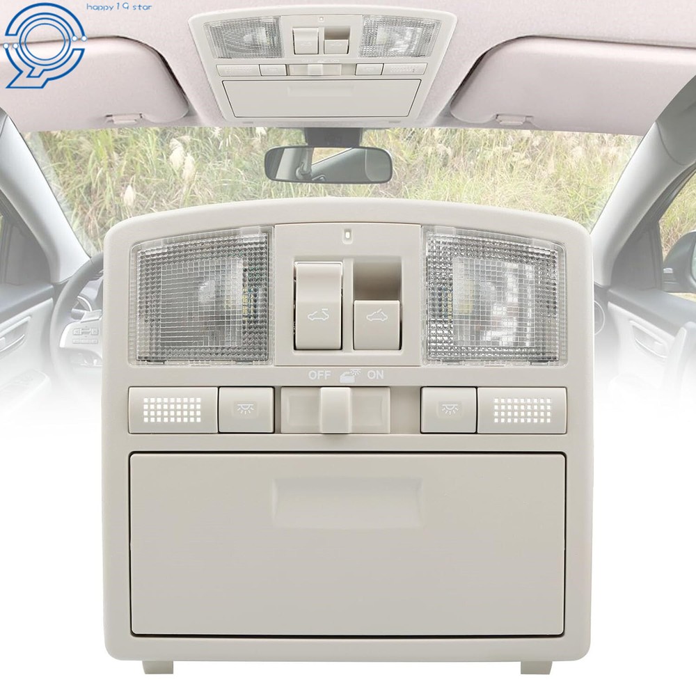 For Mazda 6 2009-2011 GS4C69970D30 Overhead Console Map Reading Lamp Beige Light