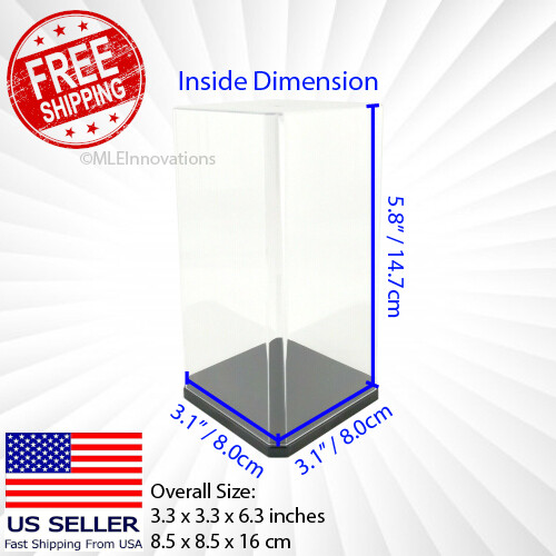 Display Case Box Small Large Step Stackable Dustproof Model Car Lego Hot Wheels