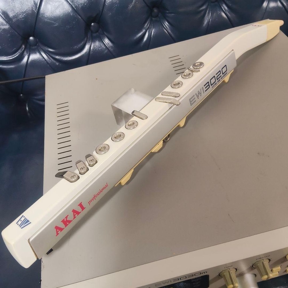 Akai EWI3020 Wind Synth Controller w/ EWI3030m Module Tested Working Japan