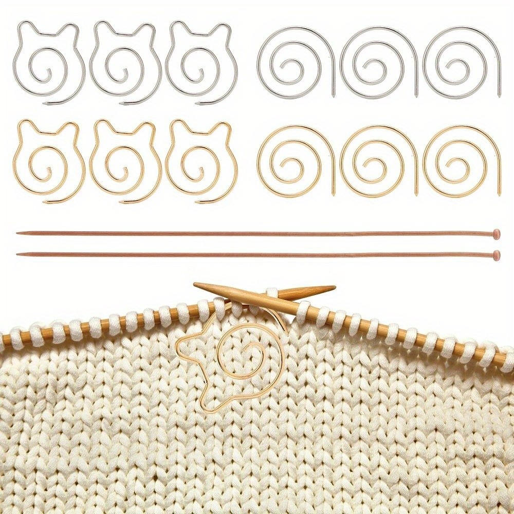 1box 2pcs Bamboo Single Pointed Knitting Needles and 12pcs 4 style Iron
