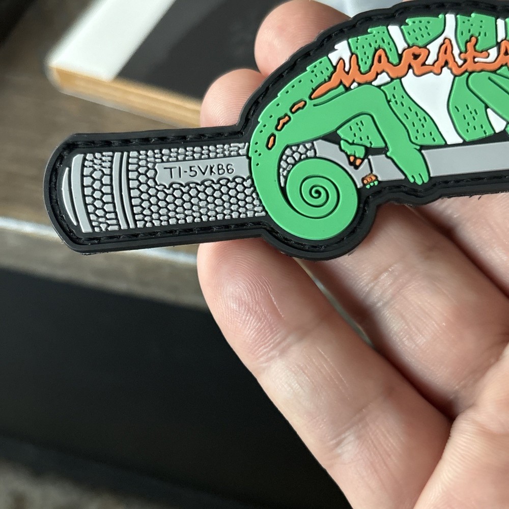 Countycomm Government Products Group hook n loop Patch 4” Aviation Lizard Cool!