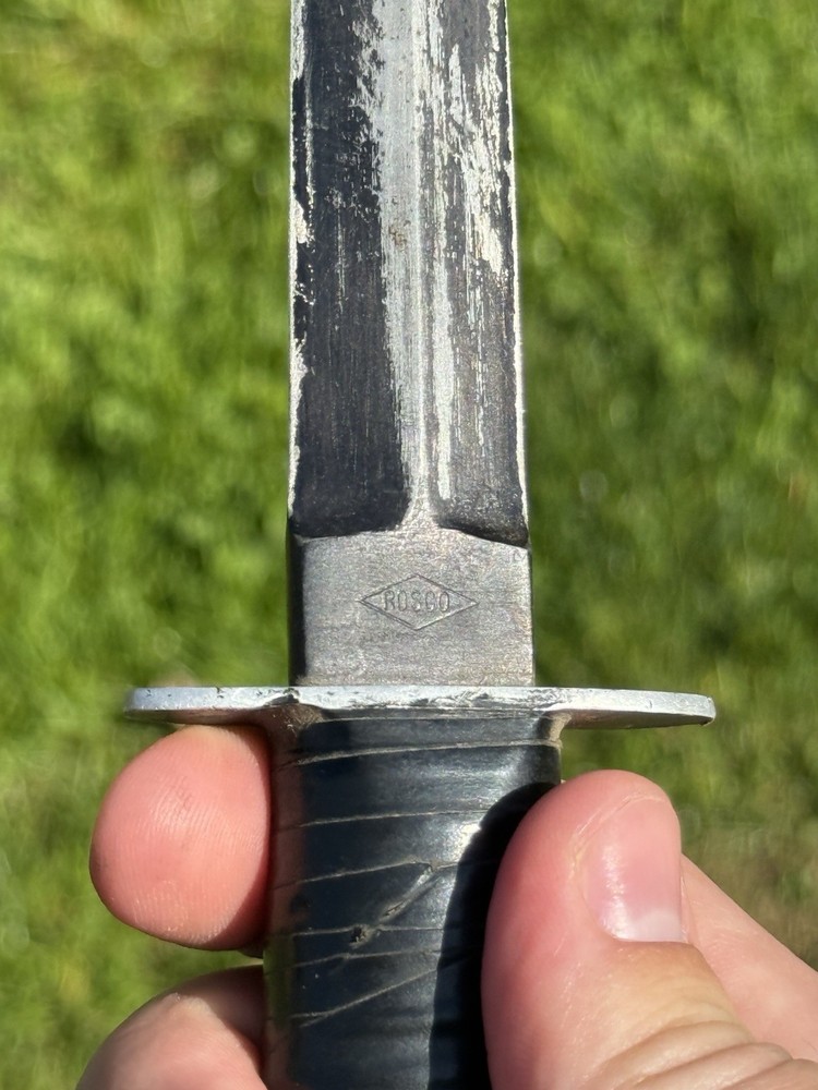Vtg Rosco Solingen Germany Fighting Knife