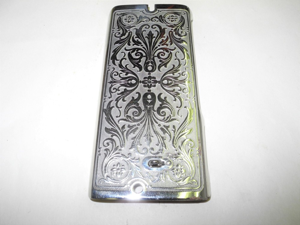 VINTAGE SINGER SEWING MACHINE MODEL #99 SCROLL DESIGN FACE PLATE, TOP CONDITION