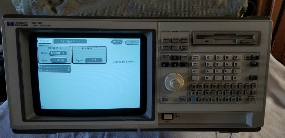 HP Agilent 1663C 34-Channel Logic Analyzer