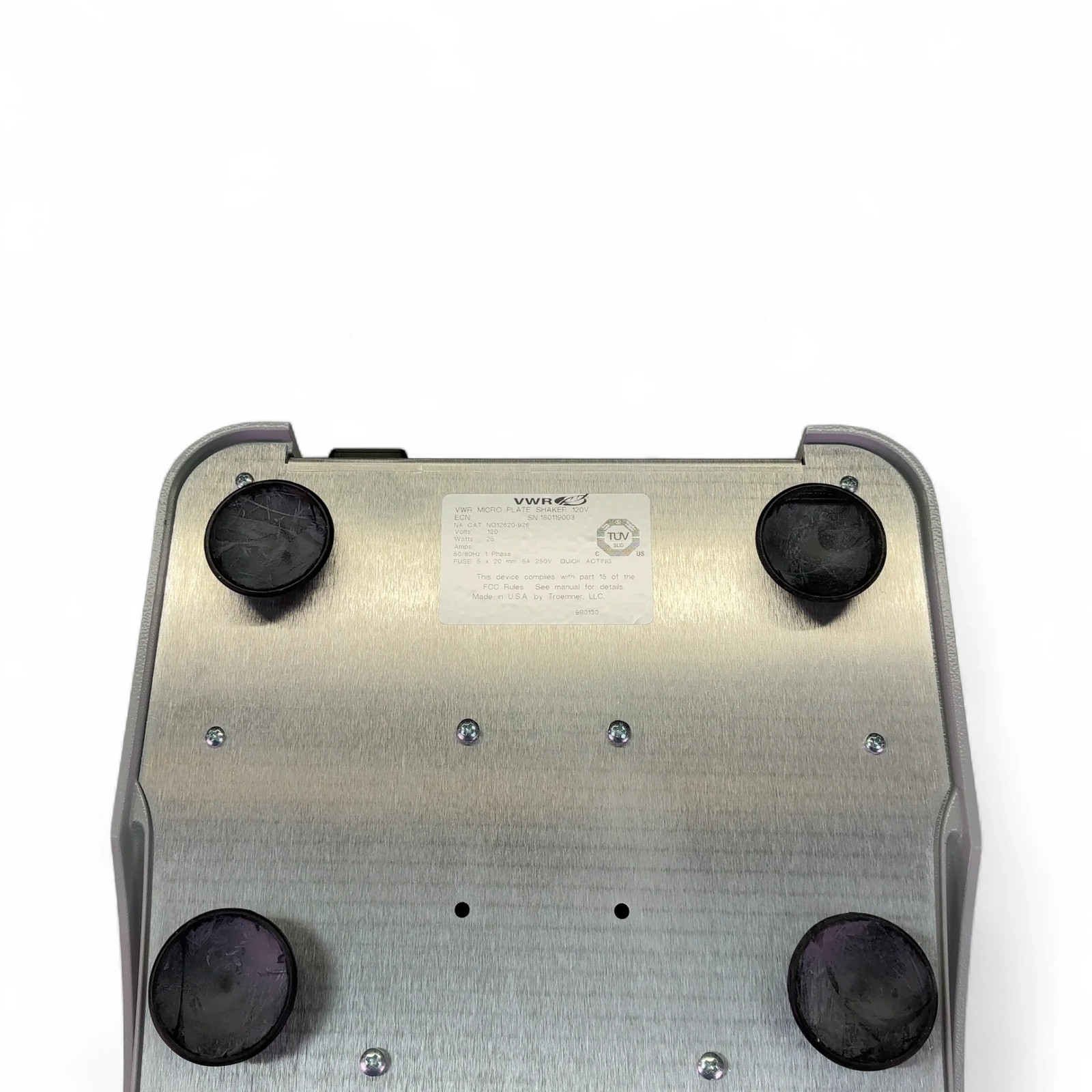 VWR Microplate Shaker 120V 12620-926 Orbital Lab Mixer, 1200 Max RPM