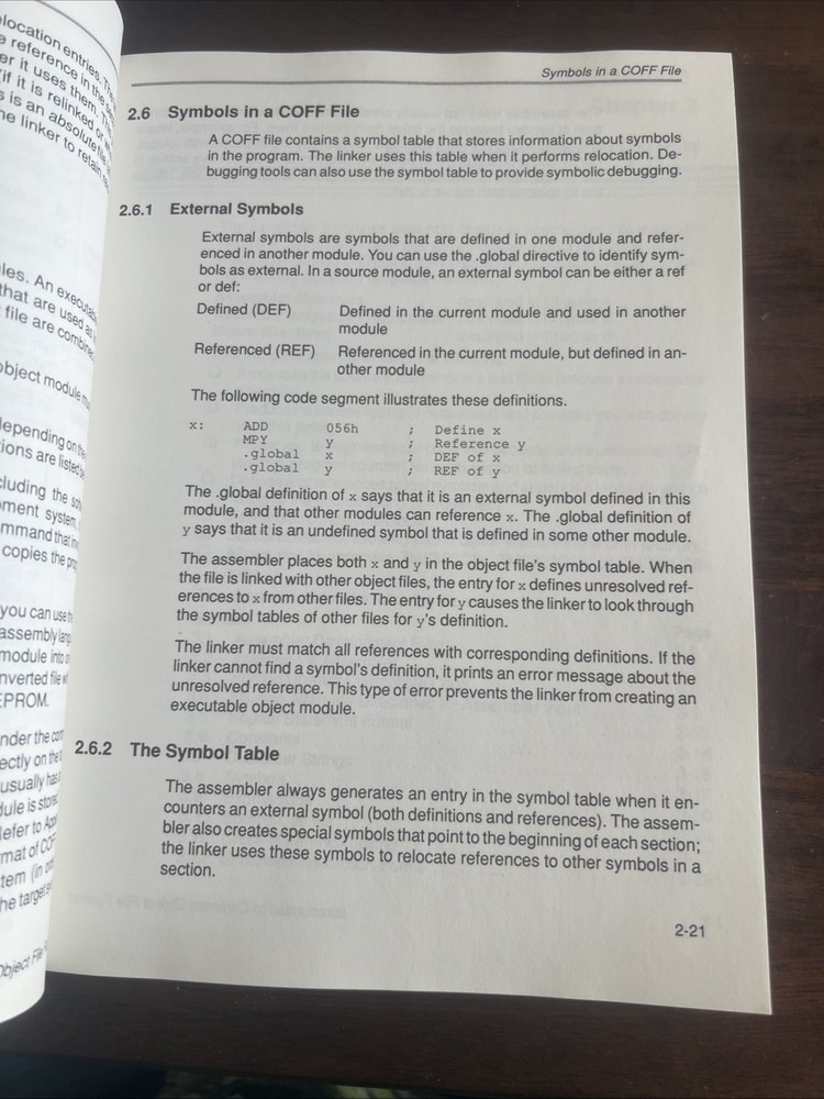 Texas Instruments TMS320 Fixed Point Assembly Language Tools Users Guide 1990