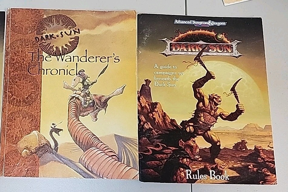 Advanced Dungeons and Dragons 2nd Edition Dark Sun Boxed Set (Incomplete)