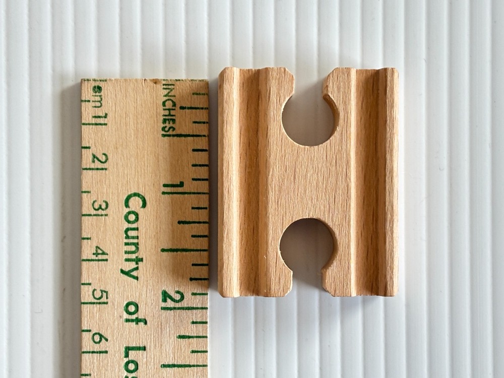IKEA Wood Train Track 2in Connector REPLACEMENT PIECE