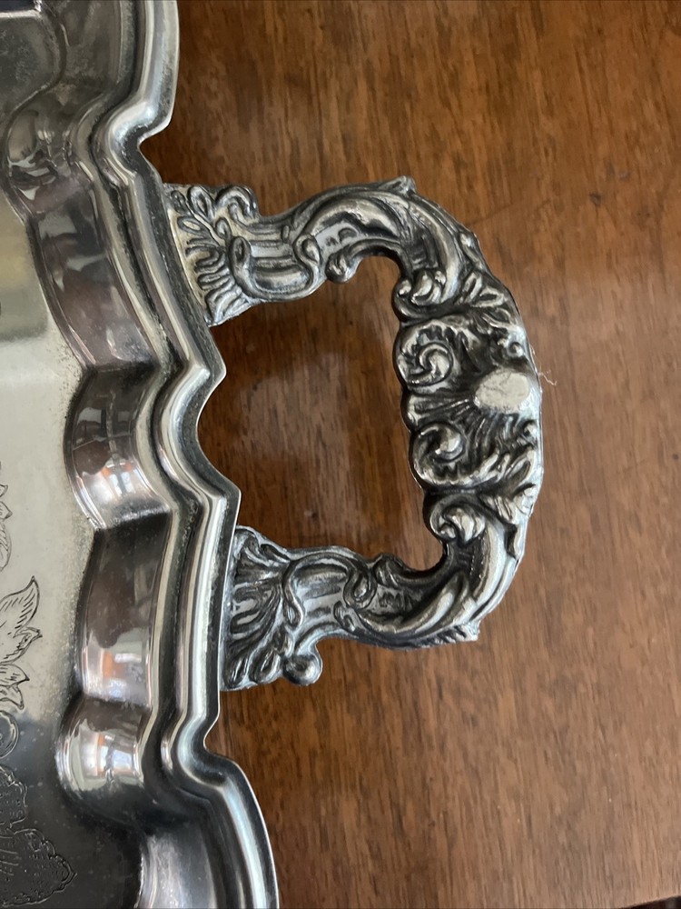 Vintage Silver plated Tea Tray