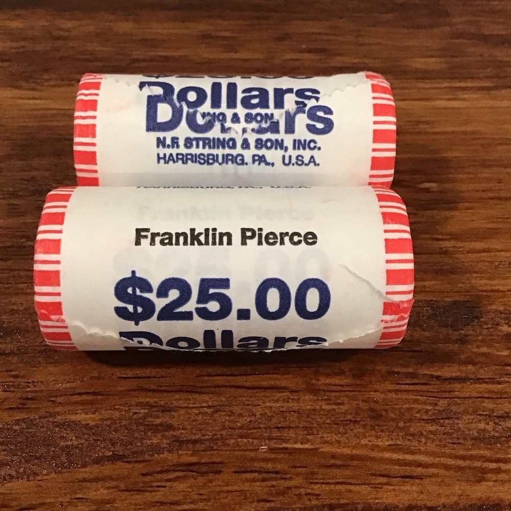 Franklin Pierce Presidential Dollar Roll