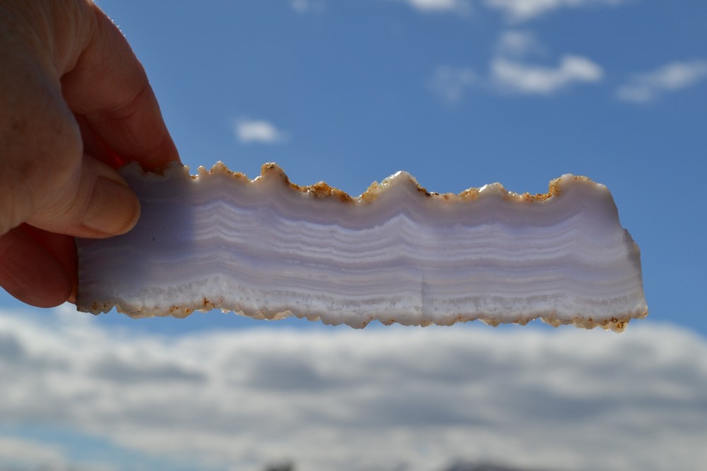 Blue Lace Agate Slab