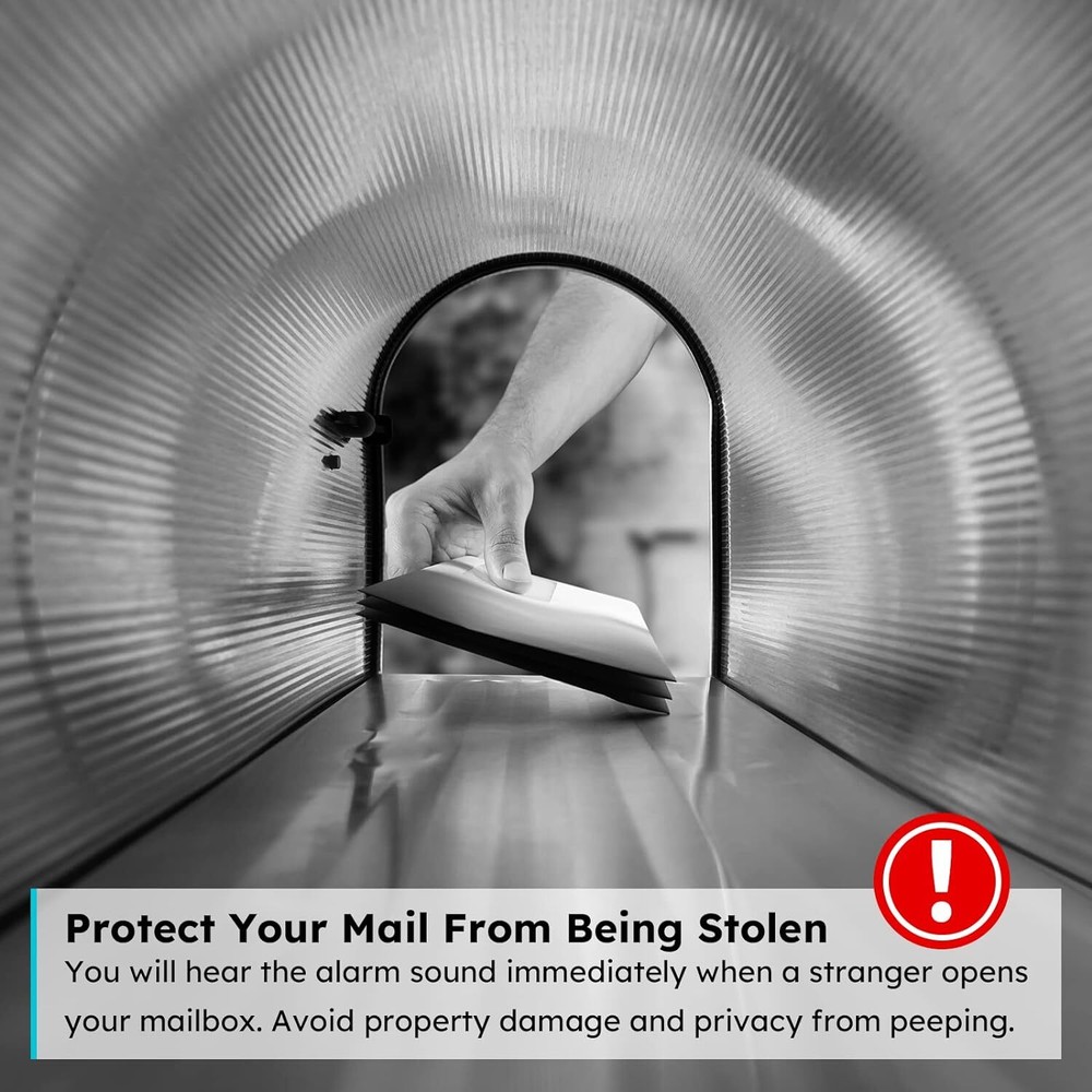 Wireless Mailbox Notification System 200ft Mailbox Alarm Instant Alert New